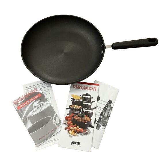 Meyer Circulon Pan 12" French Skillet Pan UNUSED Hand-Anodized Aluminum - Picture 1 of 9